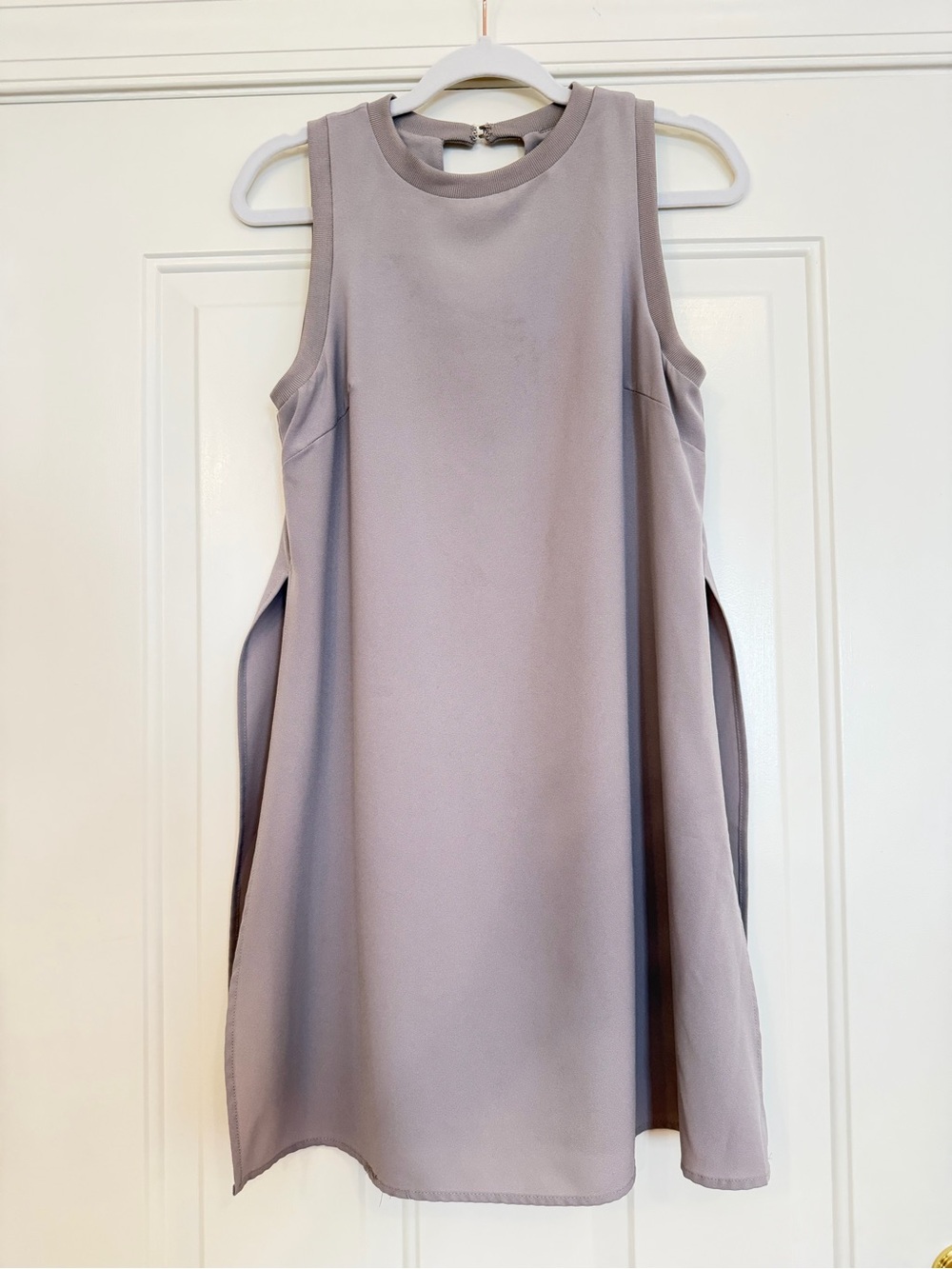 Mossimo Supply Co. Sleeveless A-Line Dress in Dusty Mauve